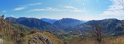 44 Vista panoramica dalla cima del Corno Zuccone verso sud sulla  Val Taleggio